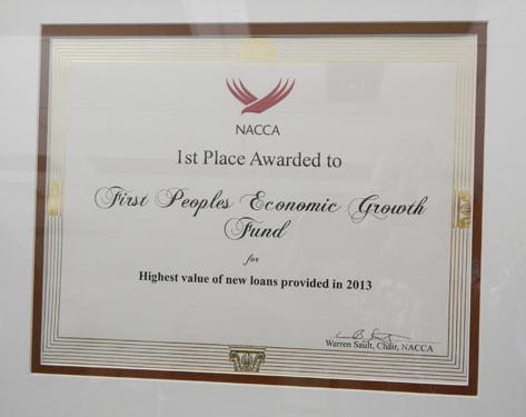 NACCA Awards 1st Place to FPEGF Inc.